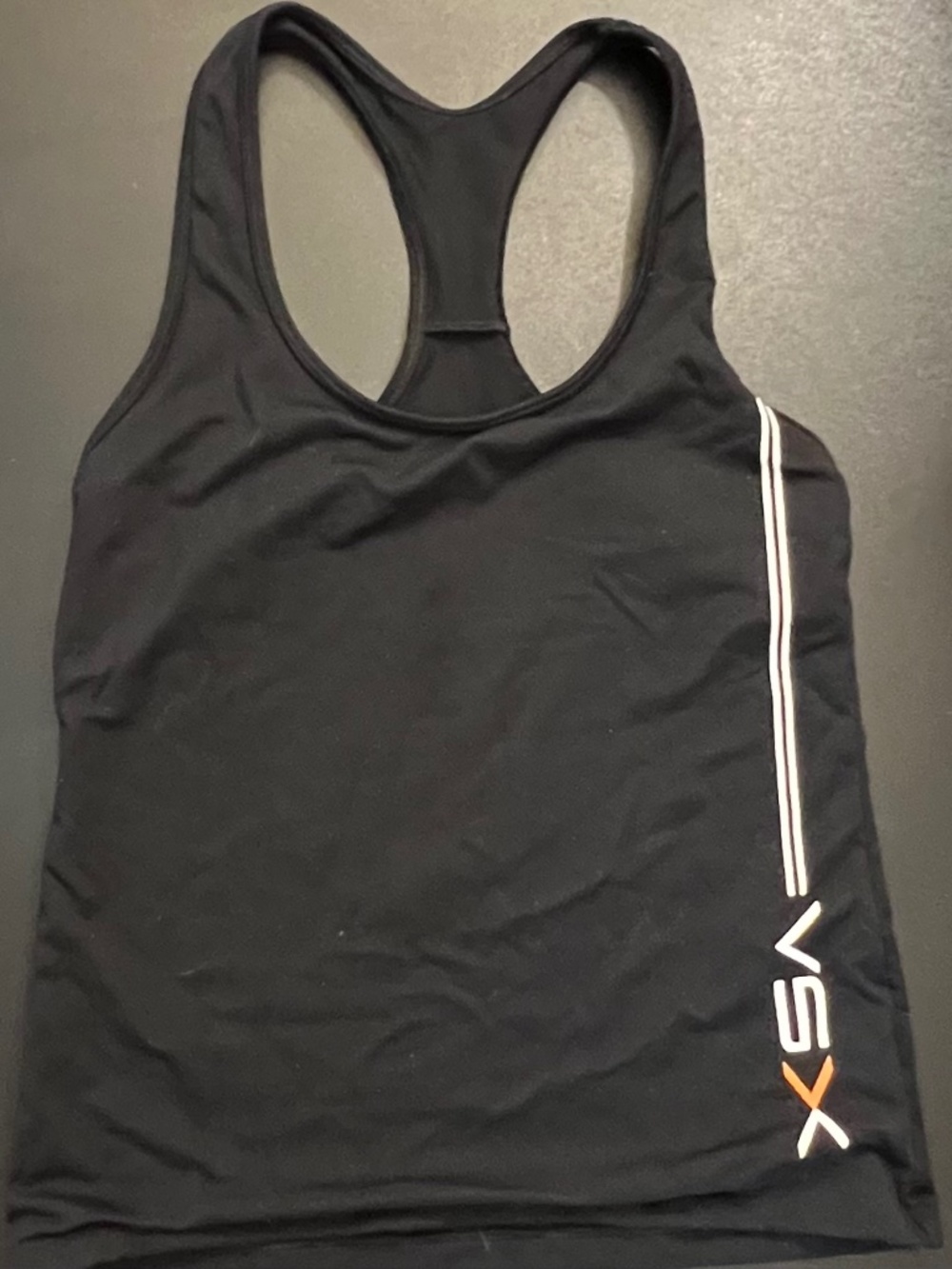 Victoria's Secret VSX Black Racerback Workout Tank Top Size S